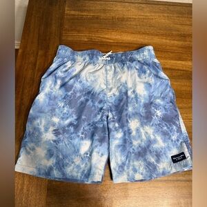 Abercrombie & Fitch Blue Tie-Dye Board Shorts